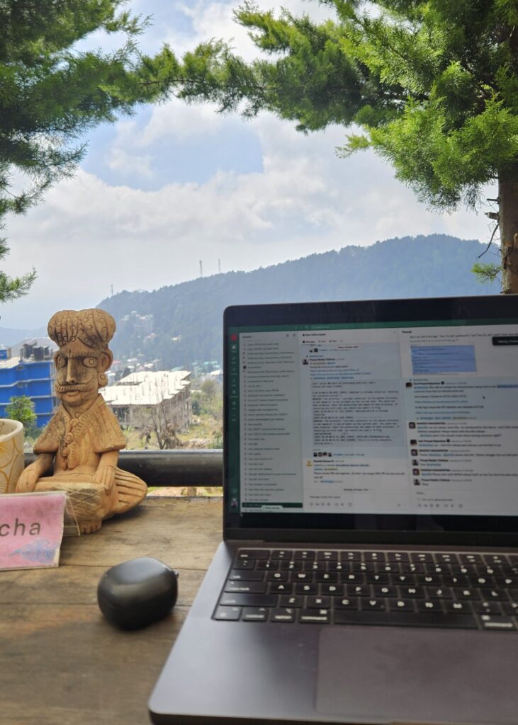 Enjoying workation in Bir