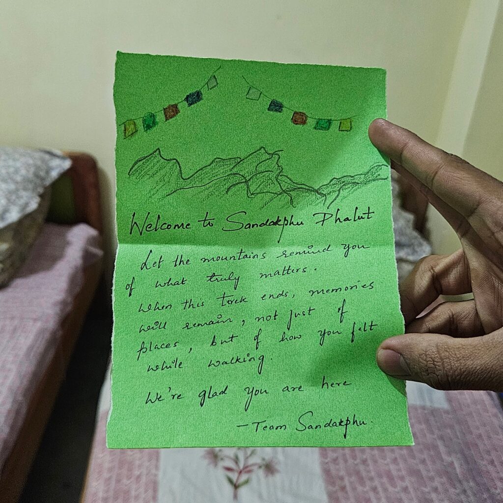 the cutest welcome at Sepi