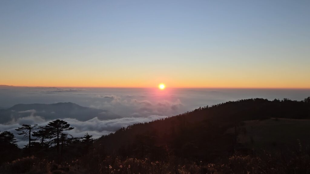 sunrise at Sabargram