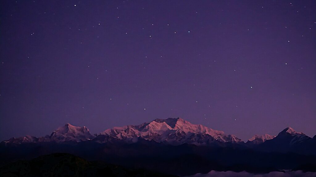 the range in the nightsky