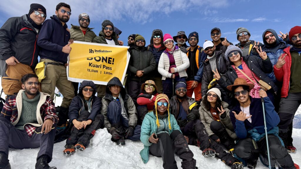 Kuari top summit with vidya