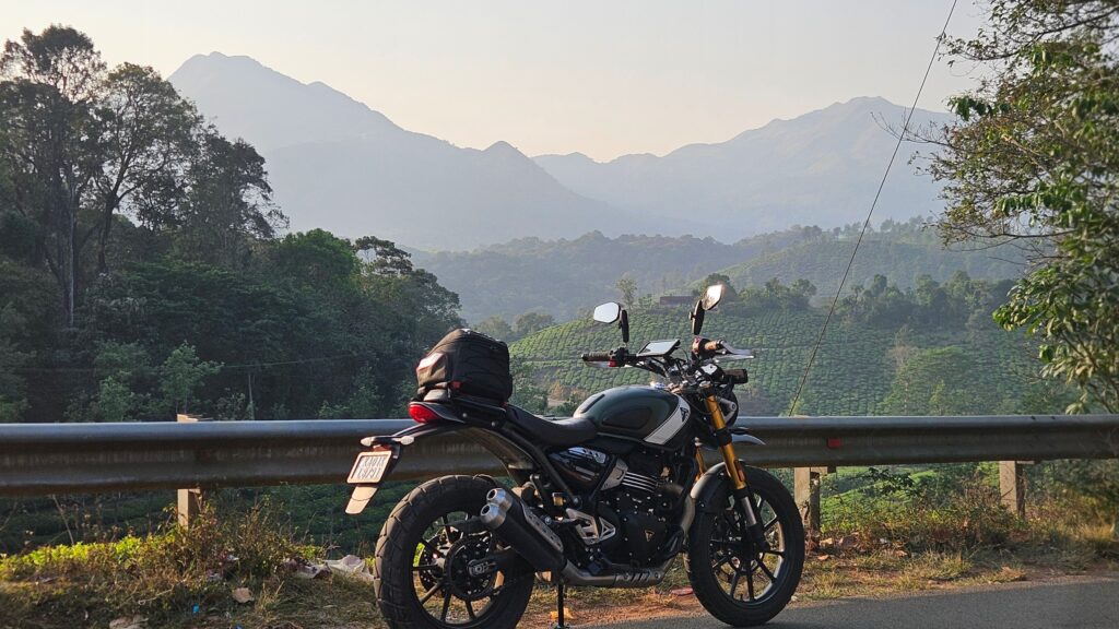 Hero bike image before Konkan coast trip