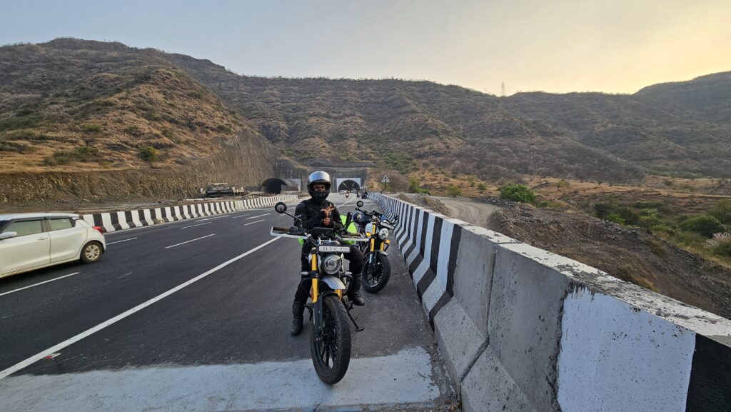 Tunnel entry into Pune Outskirts