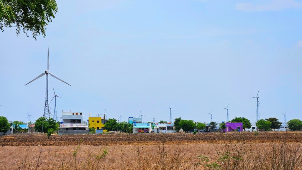 Udumalpet windmills - Munnar bike trip