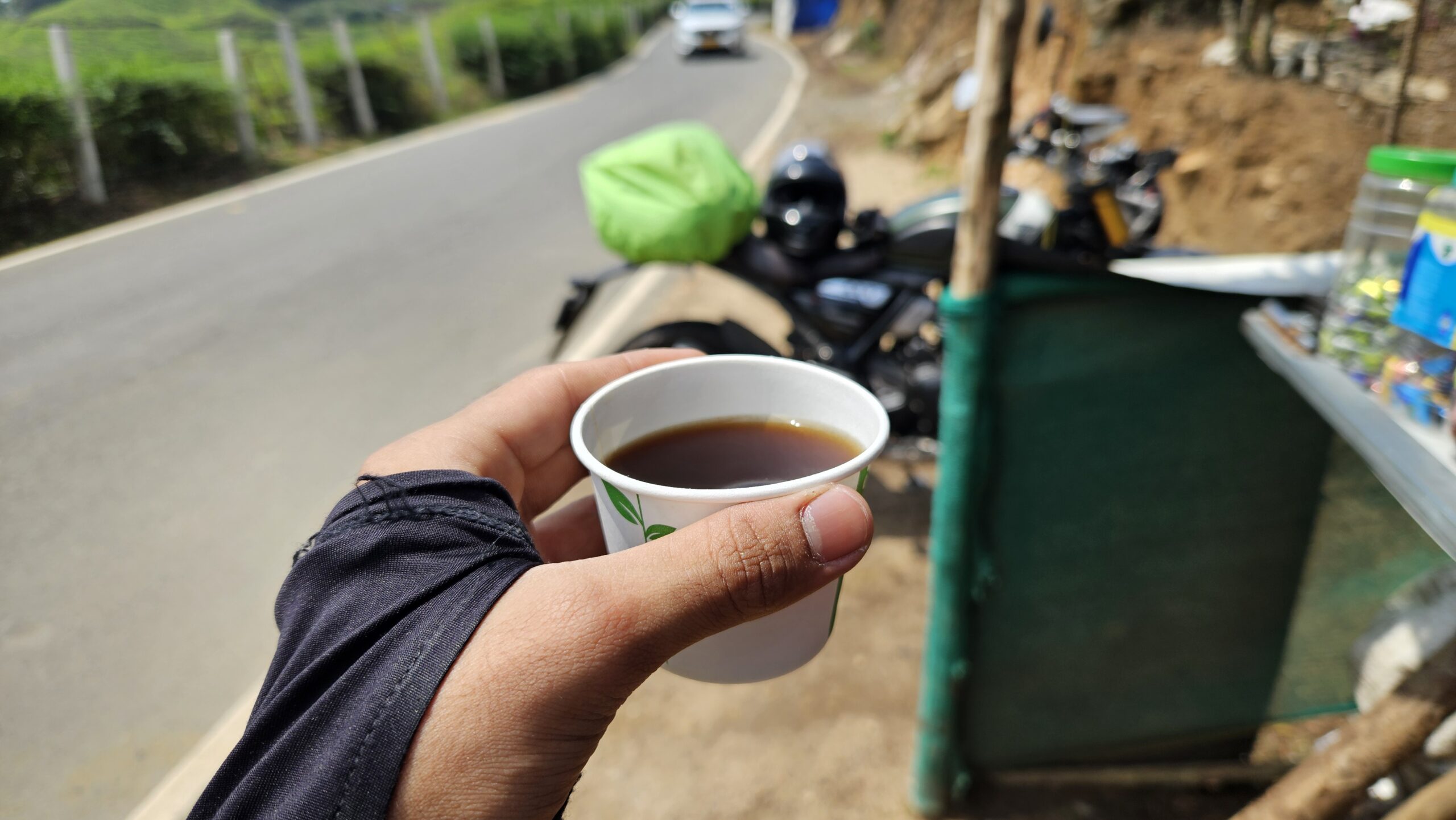 Coffee among tea estates - Munnar bike trip