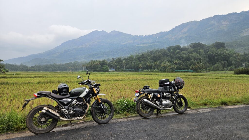 The open field - Munnar bike trip