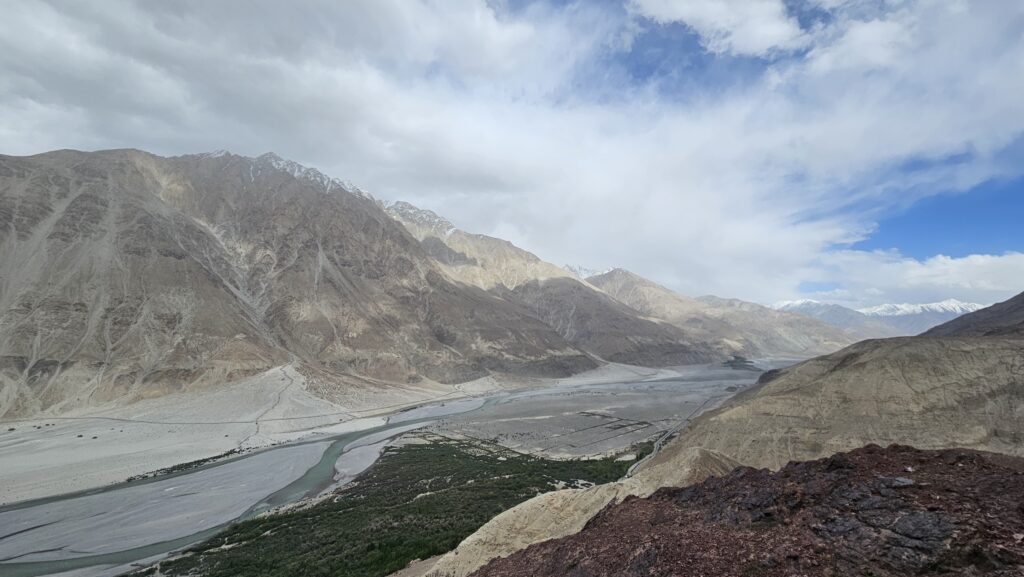 Khardung La Nubra Valley Pangong itinerary - Shyok River